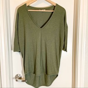 Express One Eleven V-Neck Top